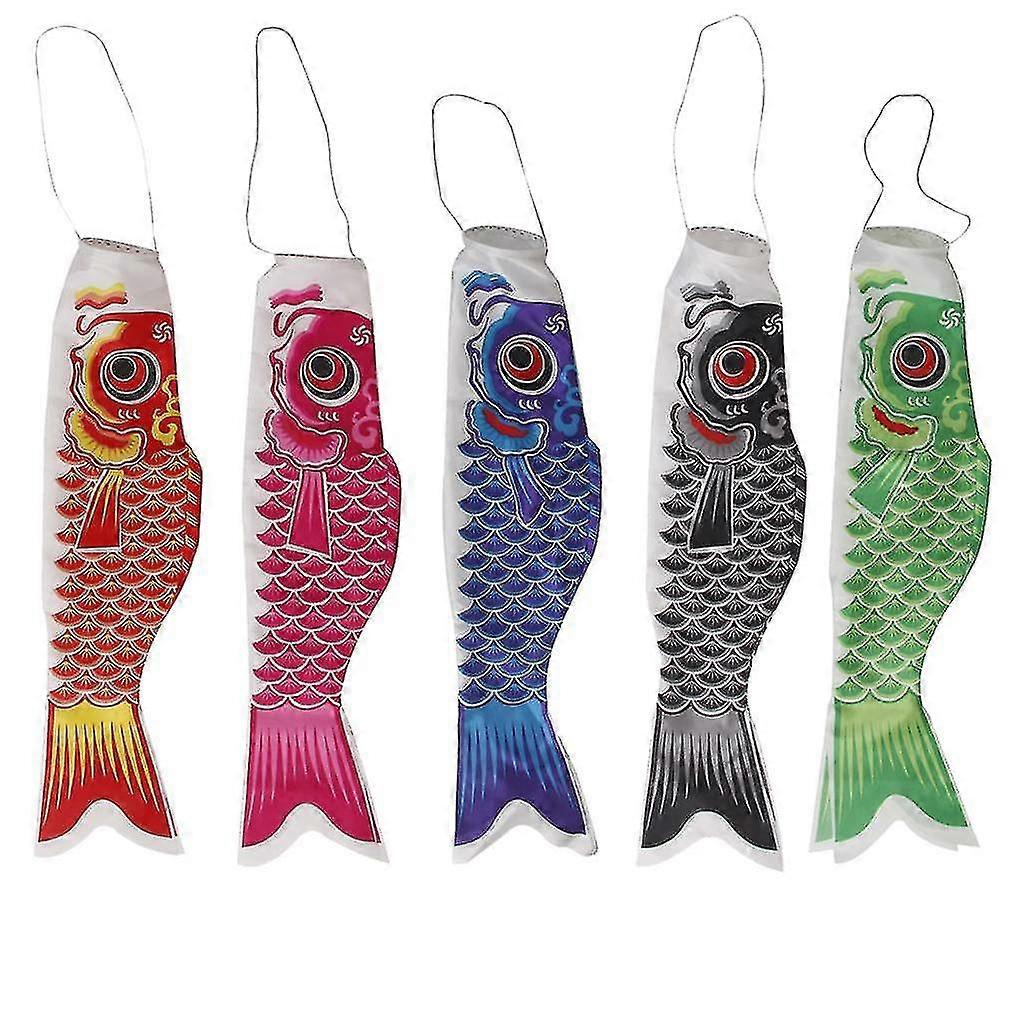55cm Ock Carp Koi Nobori Voile Streamer Rouge