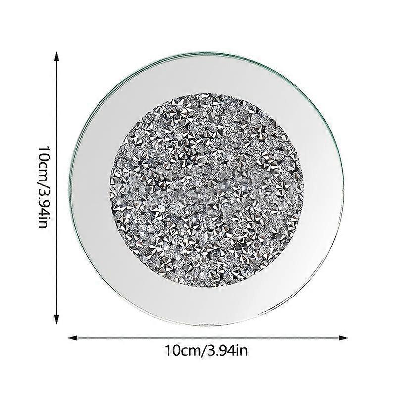 Set of 1 Glass Coaster - Durable Heat Insulation Mat, Stylish Solid Color, Anti-scald & Non-slip - Perfect for Kitchen, Car & Home Decor, Easy Washabl