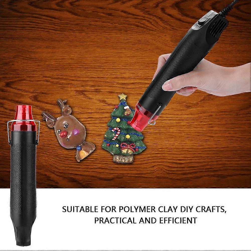 300W Heat Gun Electric Hot Air Tool for Polymer Clay DIY Projects EU Plug 220V
