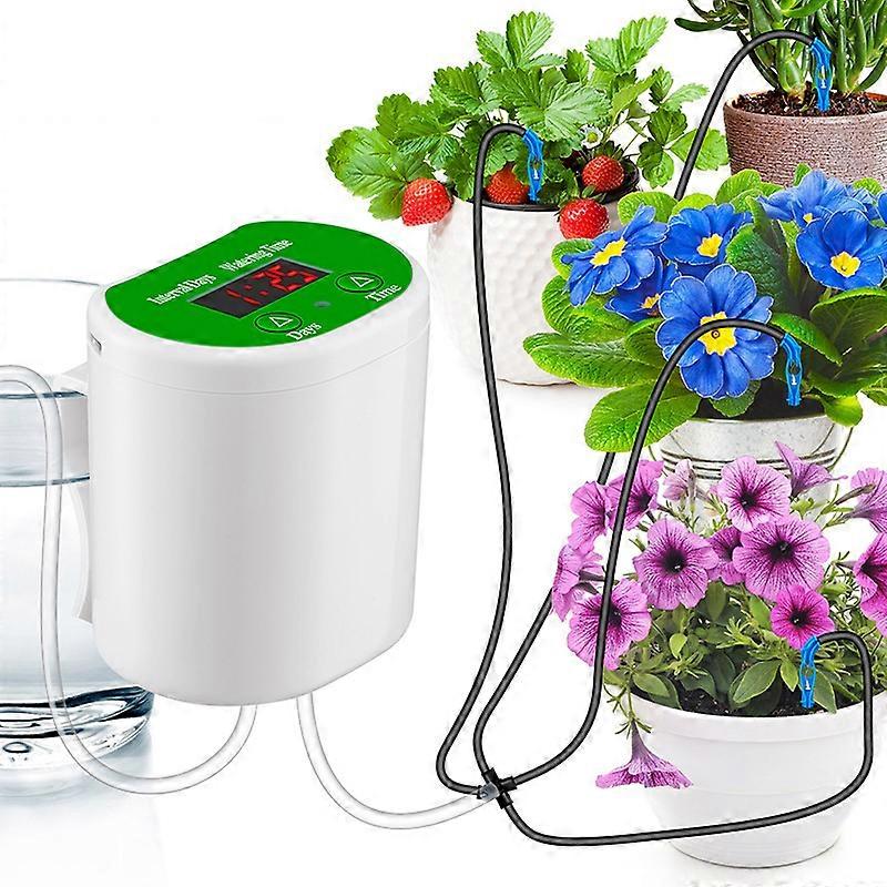 Automatic Drip Irrigation System Plant Controller Self Watering Kit for Garden
