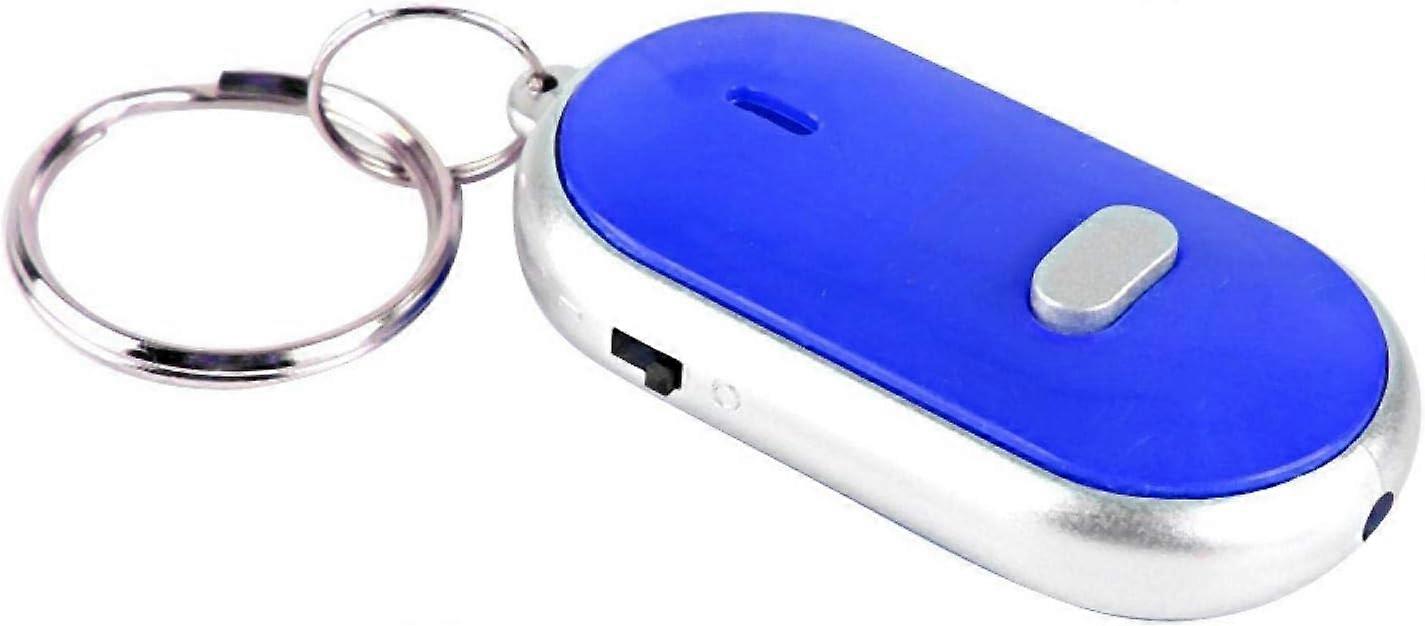 Key Finder, Anti-Lost Device, Whistle Key Finder, Keychain Sound LED with Whistle, Whistle Voice Control, Anti-Lost Locator Tracer with Alarm & Flashi