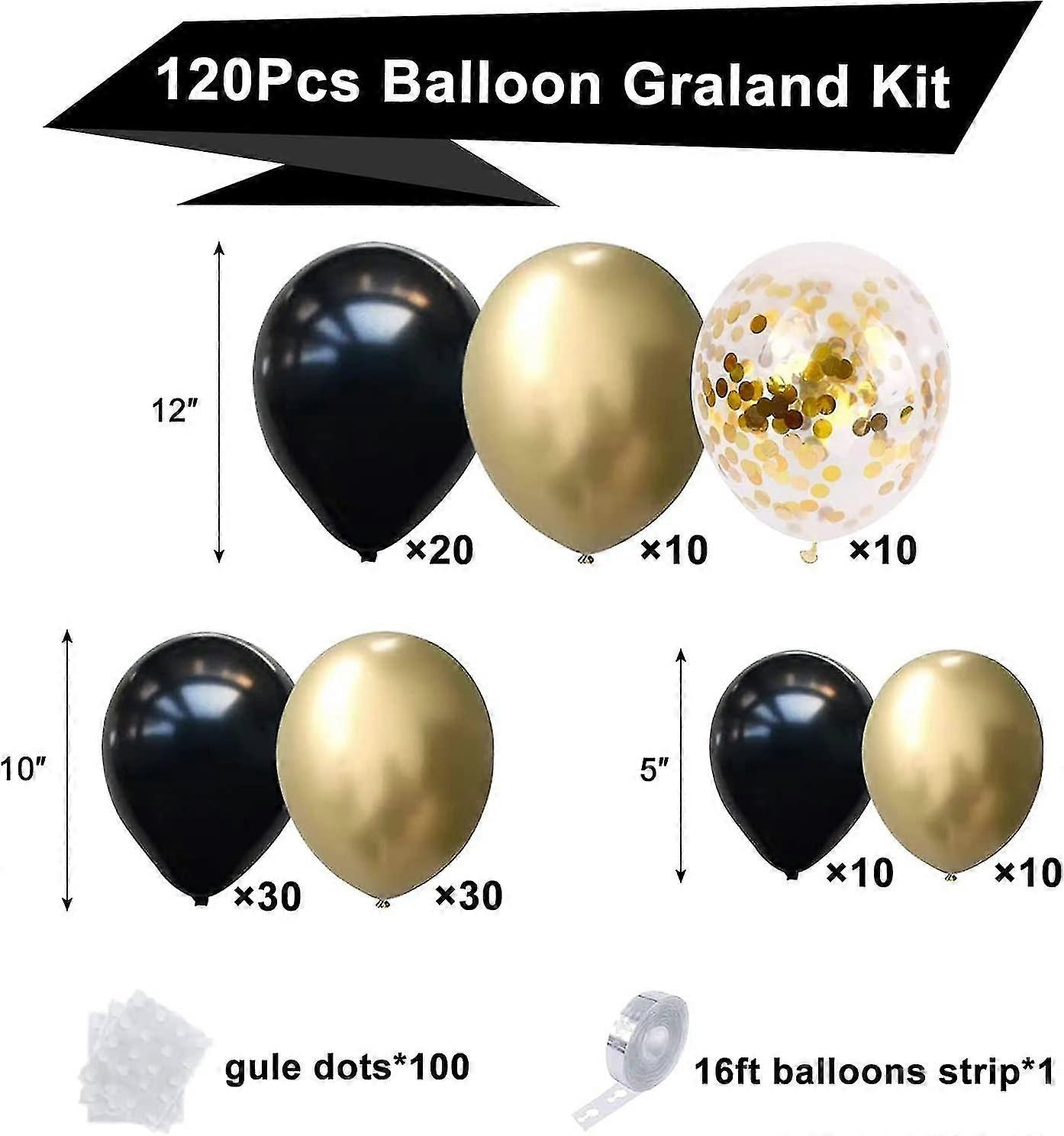 ARTYFETES Ghirlanda Metallizzata 'Buon Compleanno' – Oro, Lunghezza 1,80m