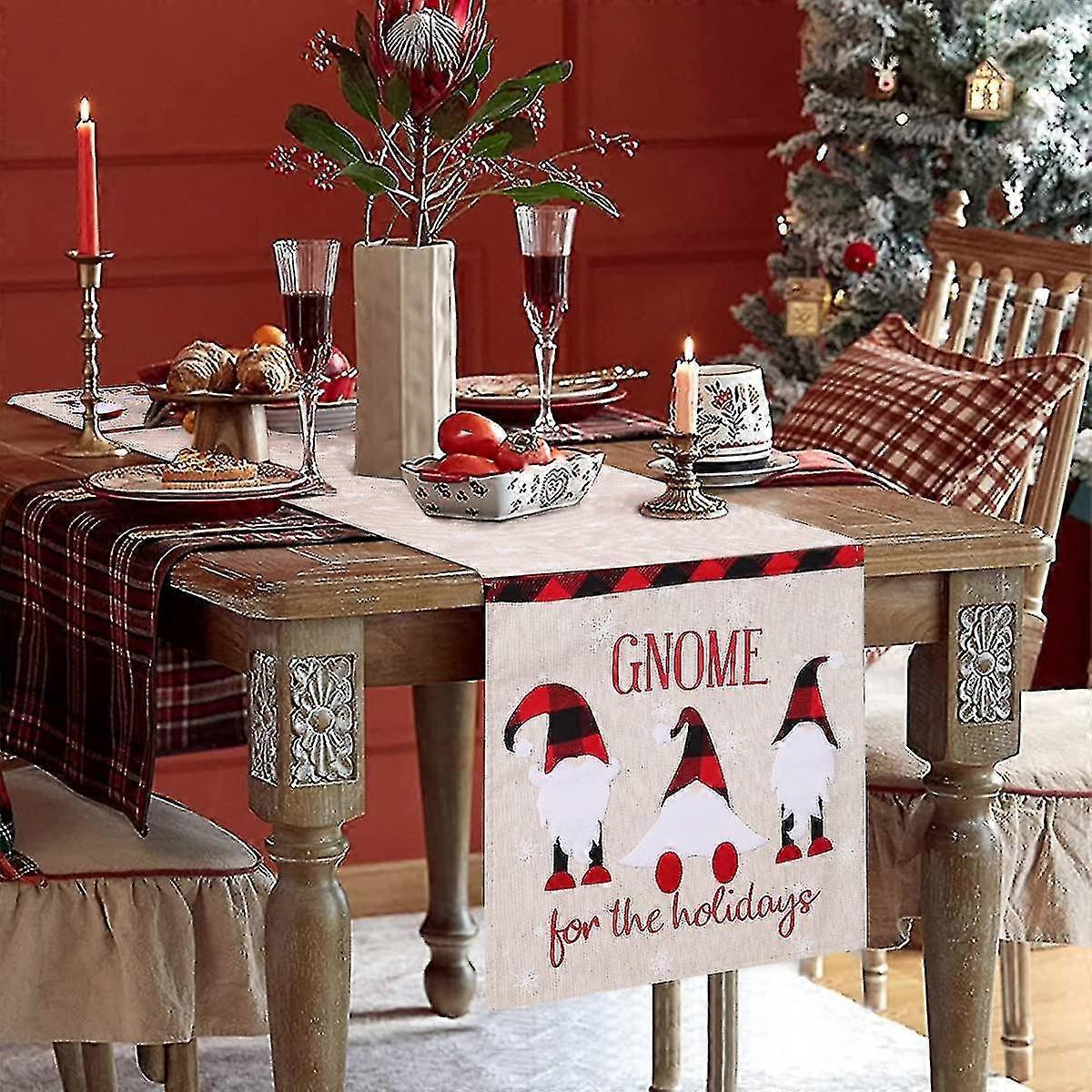 Xmas Gonk Table Cloth Decor