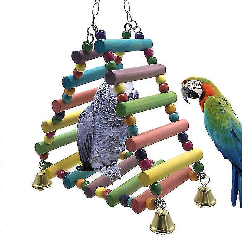 Wood Triangular Ladder For Pet Entertaining-c