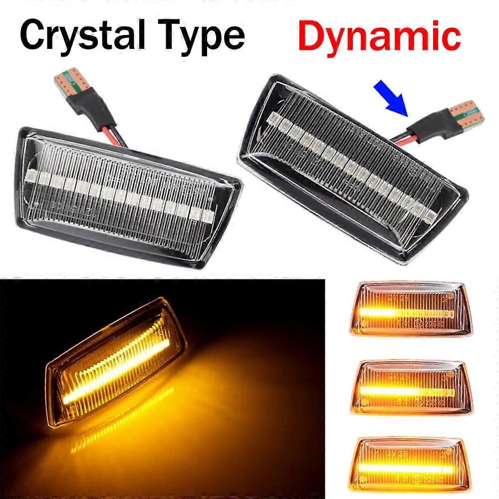 For Opel Insignia Astra H Zafira B Corsa D For Chevrolet Cruze Led Dynamic Side Marker Turn Signal car light Sequential Blinker