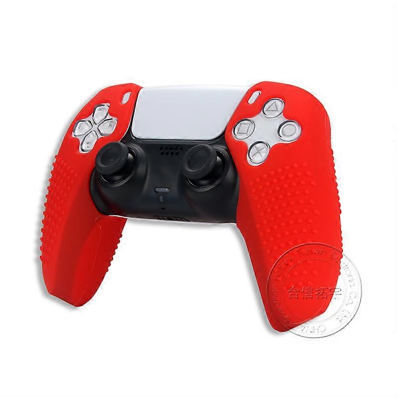 1pair Split Silicone Case Sleeve with Antiskid Particles for PS5 Controller Cover Skin for PlayStation 5 DualSense