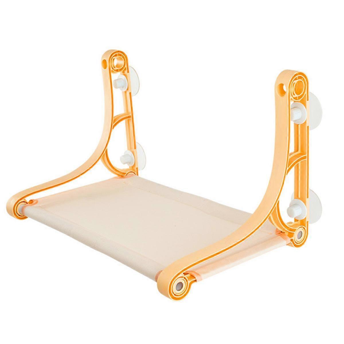 Window Perch, Hammock Window with Two Modes of Use and Easy to Install, Window Bed Orange