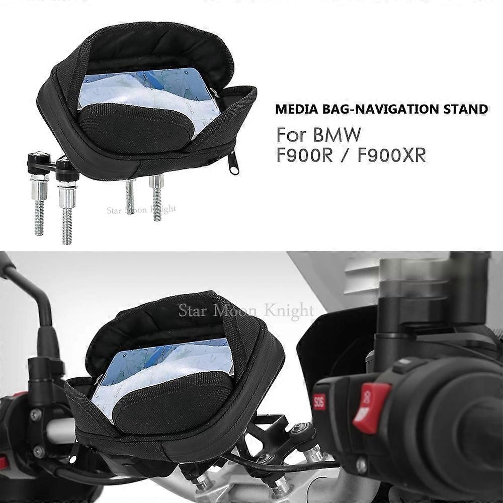 لسيارات BMW F900R F900XR F 900 R دراجة نارية الهاتف المحمول GPS لوحة قوس حامل الهاتف حقيبة وسائل الإعلام حقيبة الملاحة قوس حقيبة مقاومة للماء