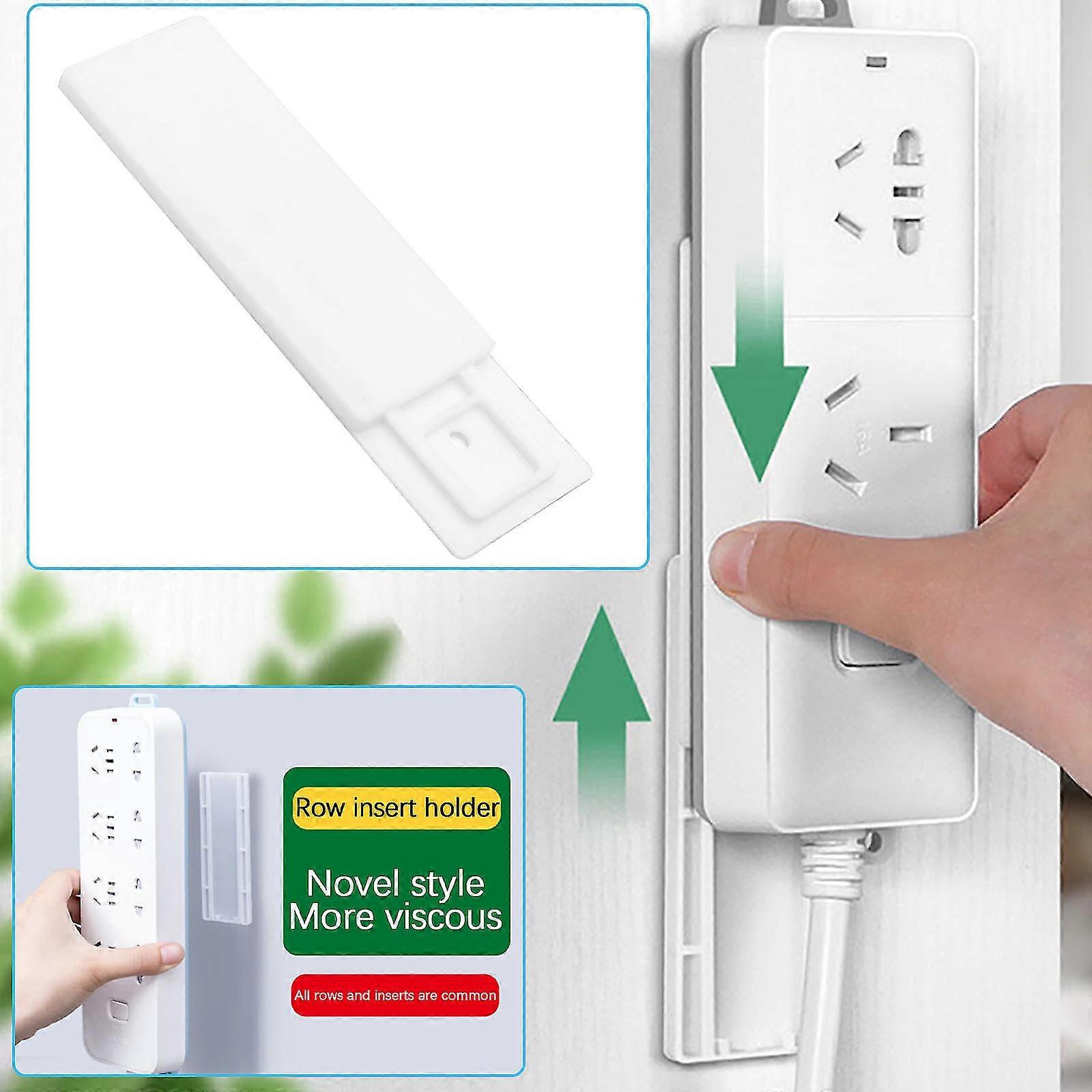 Plug-in Holder Double-sided Sticker Without Plug-in Holder Punch-free Plug-in Board Router Fixed