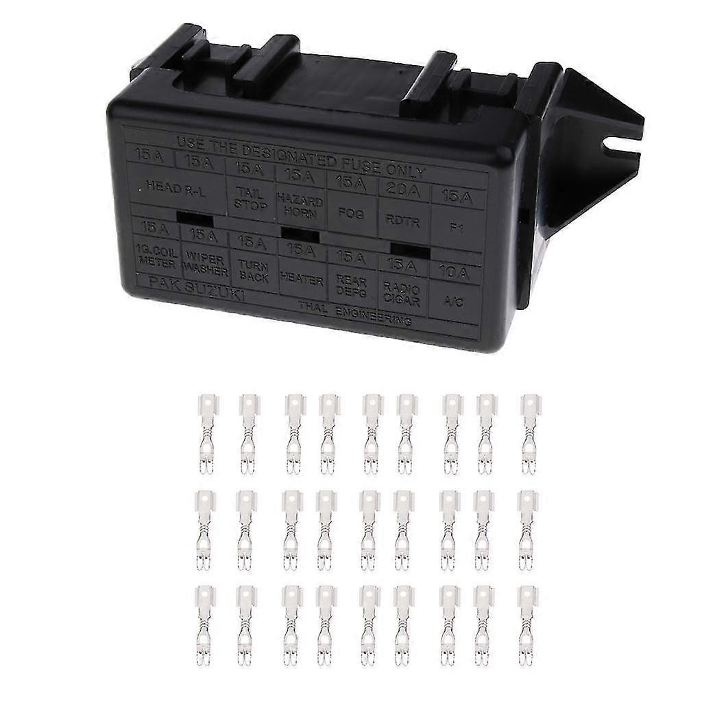 3X Car Boat 14Way Terminal Circuit Standard Ato Atc Fuse Box Block Holder