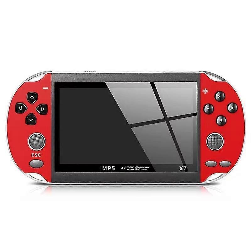 X7 Handheld Game Player 4.3 Inch HD Large 8G Screen Classic Game Retro Built-in 1500 Games Mini Portable MP5 Video Game Console
