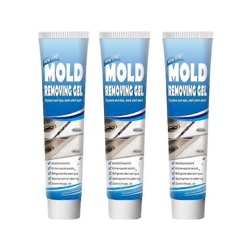 3pcs Mildew Removing Gel On Walls Mildew Eliminating Agent Mould Removal Of Ceramic