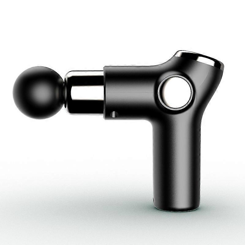 LCD Display Massager with Buttons to Relieve Muscle Soreness and Softness Four Massage Heads for Fitness Portable Fascia Gun
