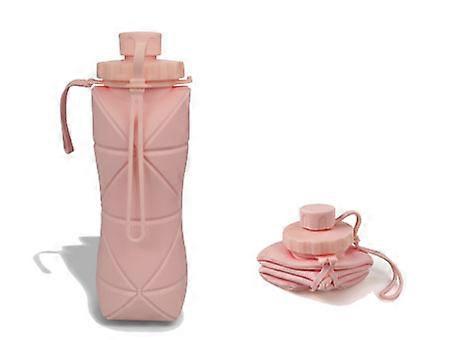 600ml Folding Silicone Water Bottle Sports Water Bottle