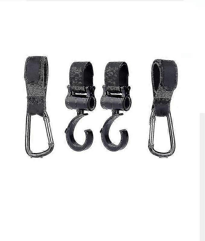 4pcs Universal 360 Degree Rotation Stroller Hook