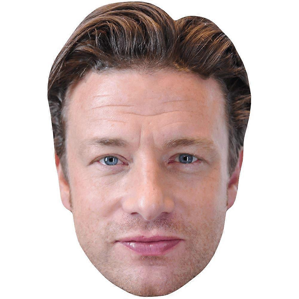 Jamie Oliver (Stubble) Celebrity Mask, Flat Card Face
