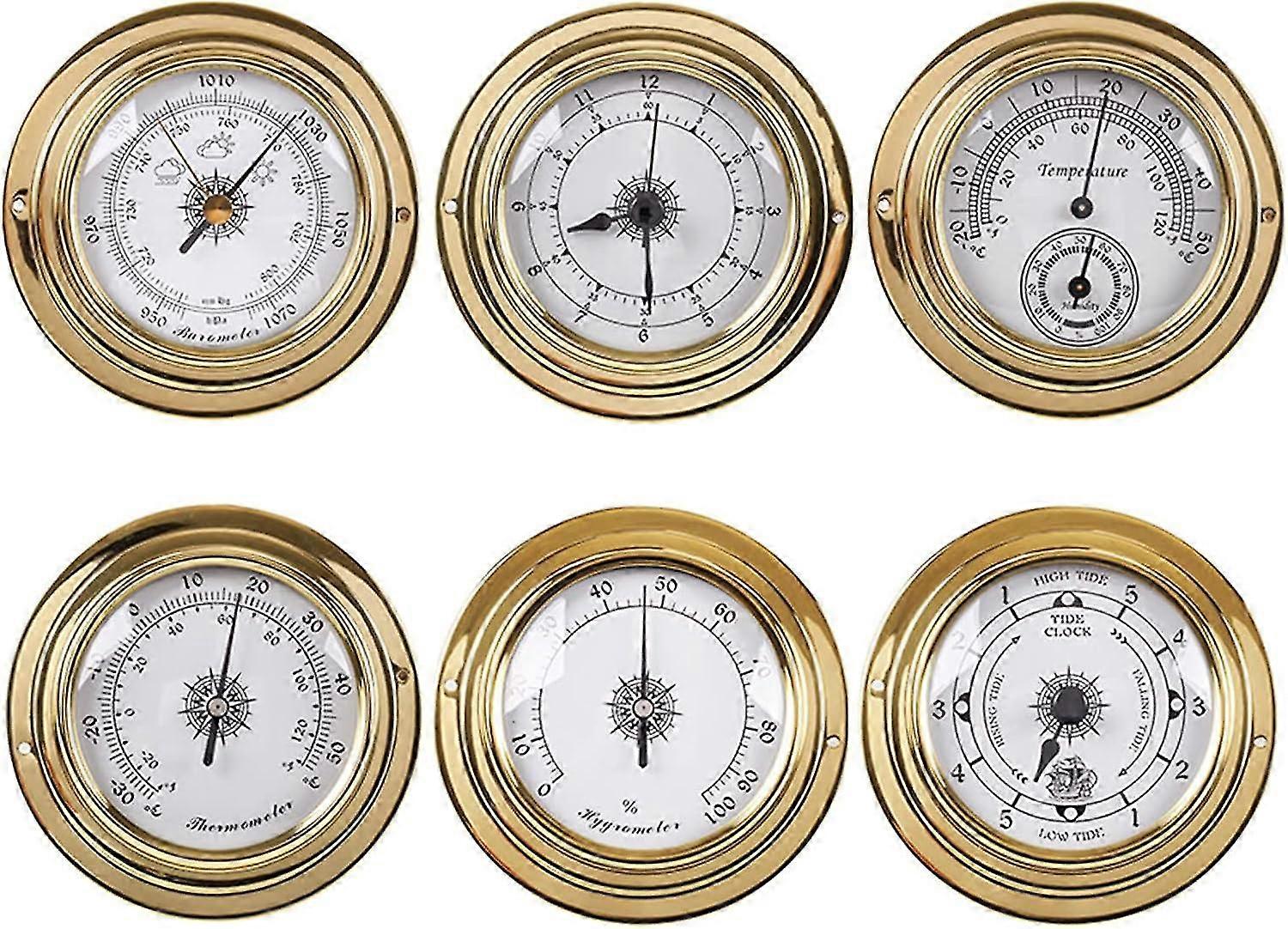 Barometer termometer hygrometer ur - vægmonteret