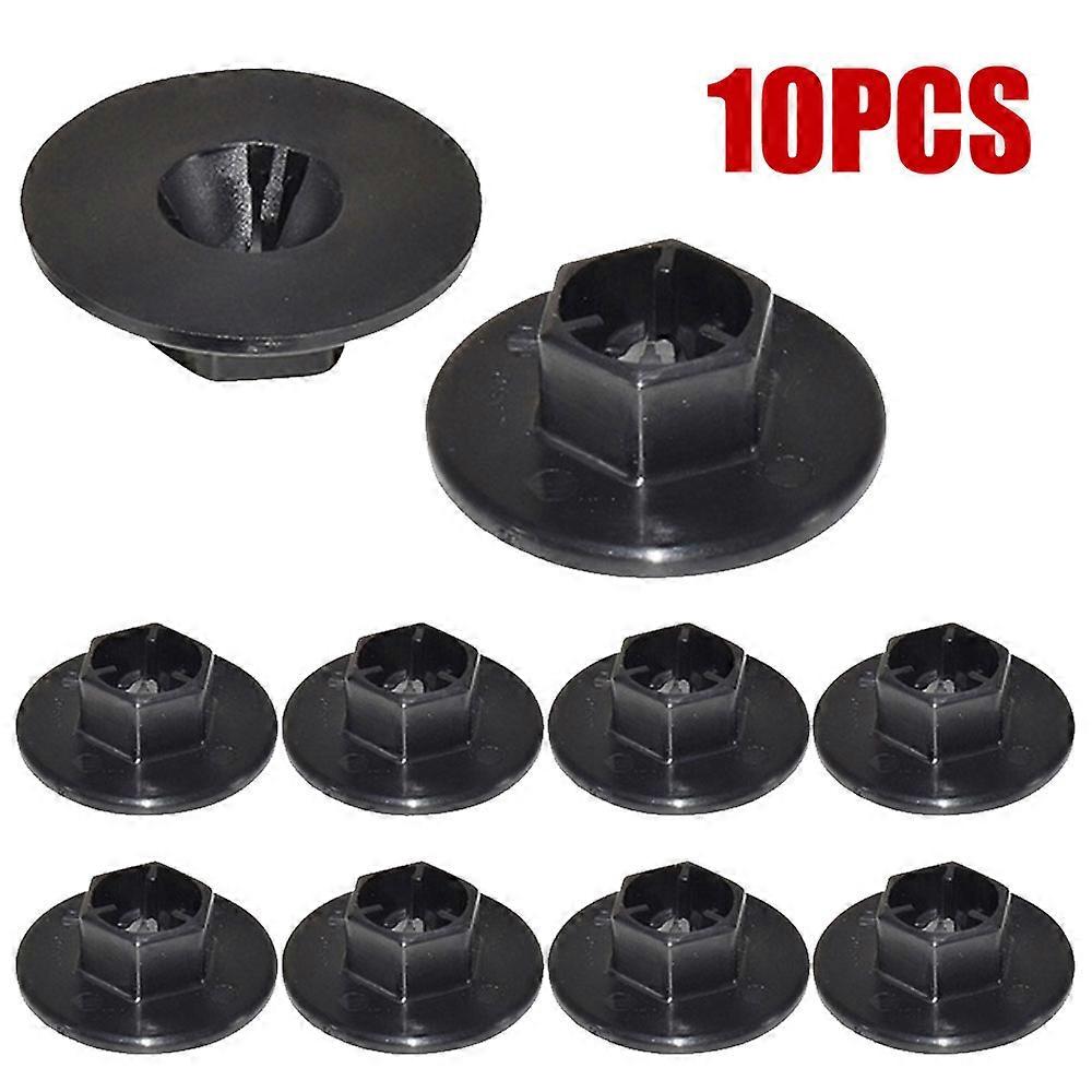 10x Black Fender Panel Lining Fixed Clip Nut for Hyundai Kia Car Fender Panel Lining Mudguard Auto Interior Clip Accessories