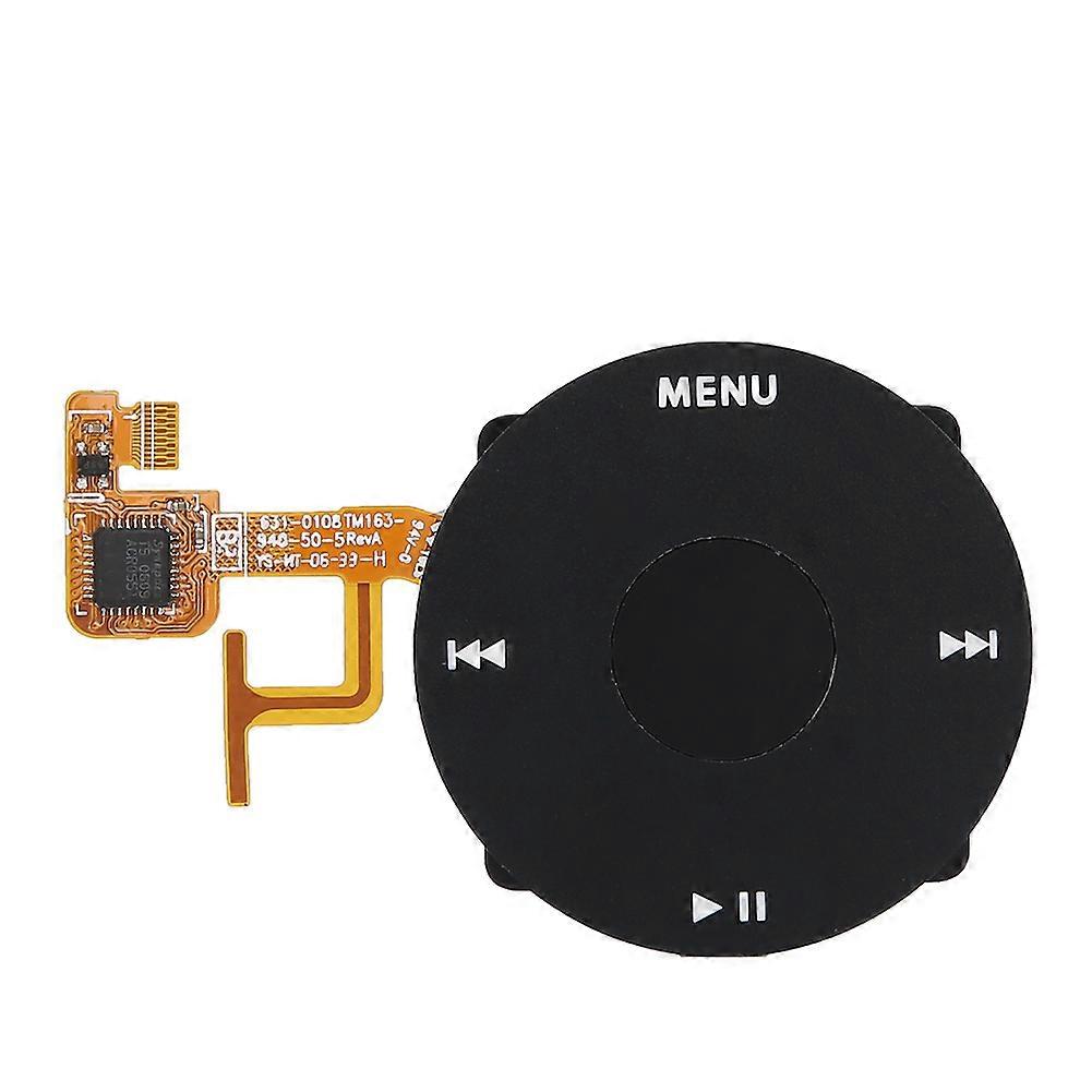 Headphone Audio Jack Clickwheel Select Button Flex Cable for iPod Video 5th / 5.5 GenBlack