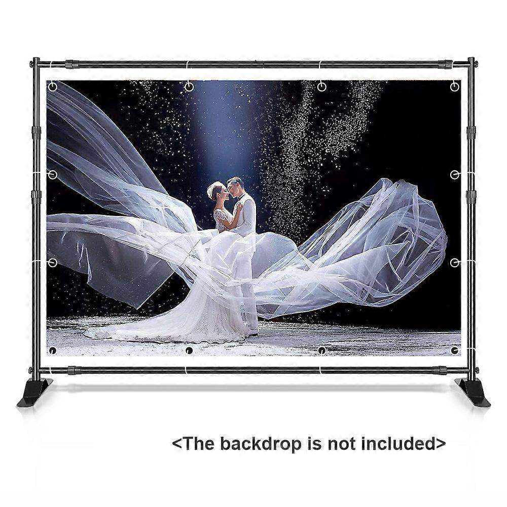 Andoer 2.7 * 3.4 Meters/8.9 * 11.2ft Studio Photography Background Support System Aluminum Alloy Backdrop Stand Backdrop Bracket with Carrying Bag