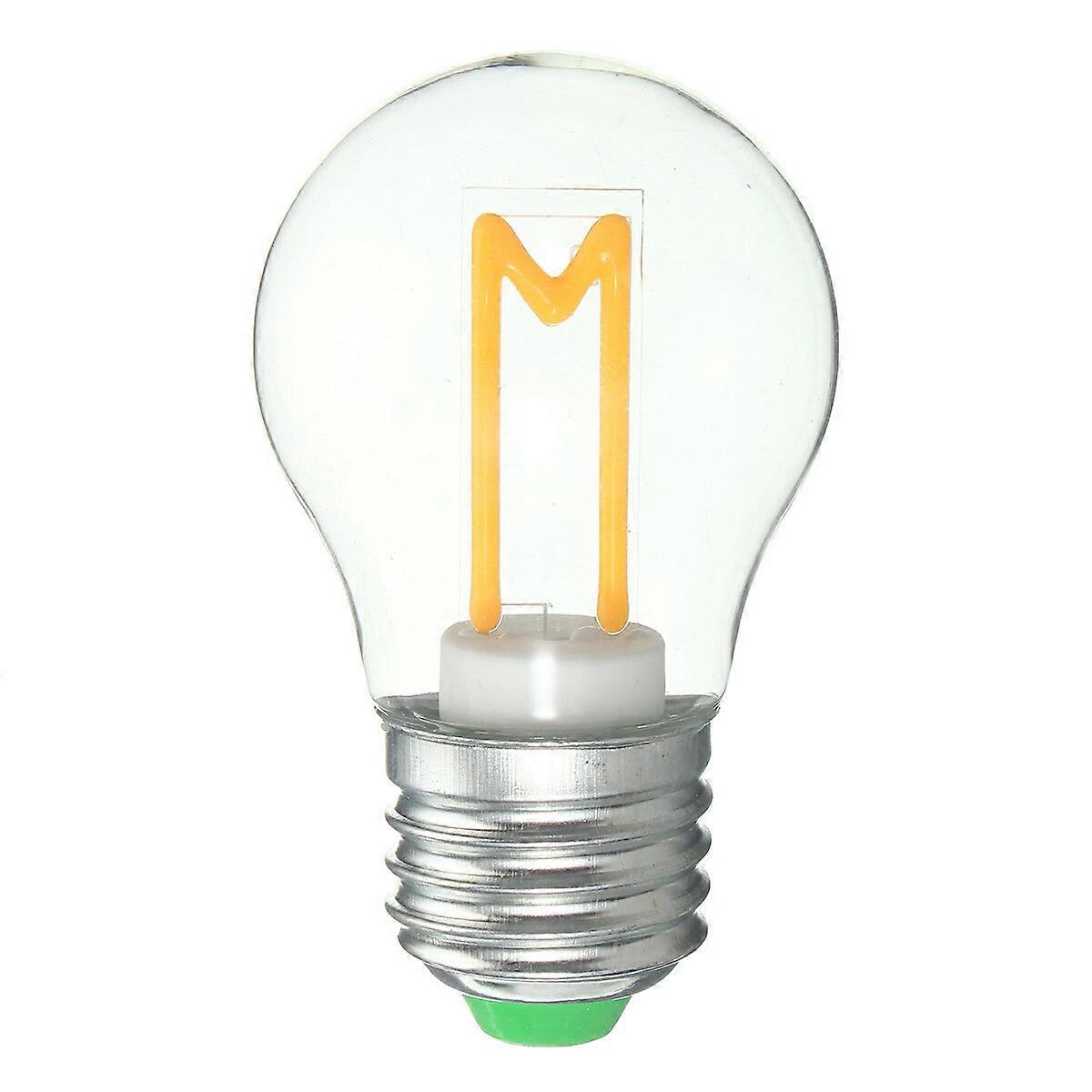 Kingso 220v 4w 4e14/e27 Warm White Led Light Bulb Edison M Shape Retro Light
