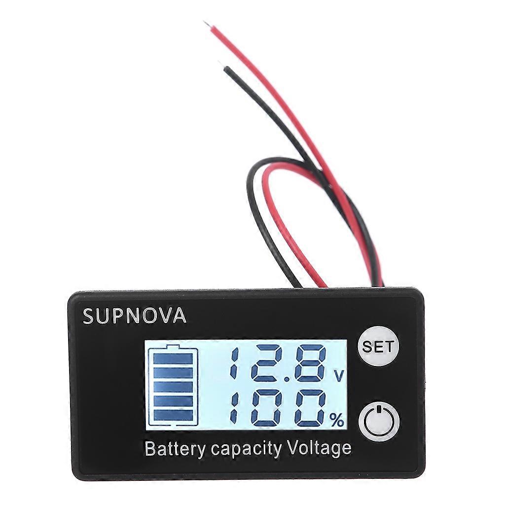 for DC 12V 24V 48V Lead Acid Lithium Battery Capacity Indicator Car Motorcycle Digital Voltmeter Voltage Tester Meter To