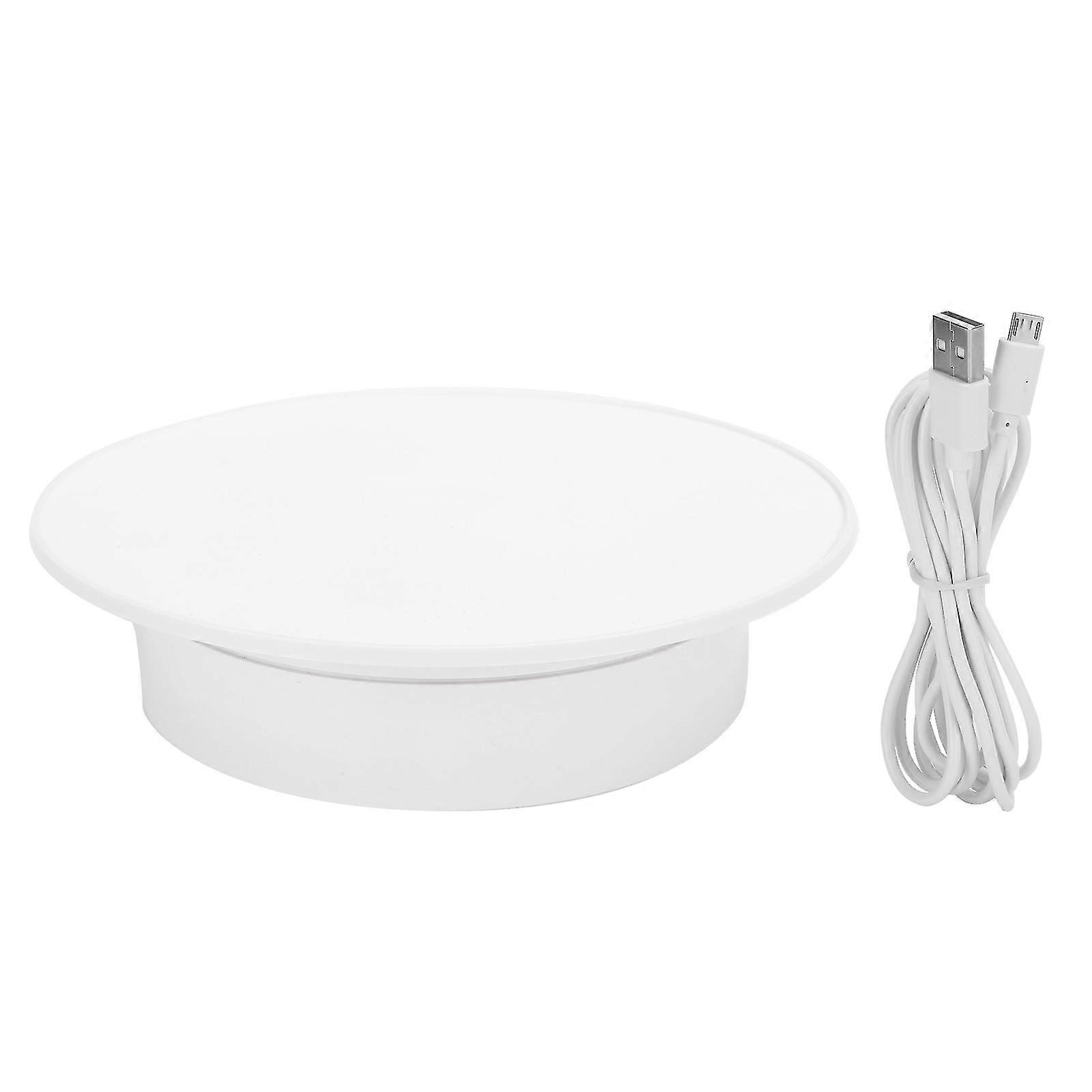 Electric Jewelry Display Stand Base with 2 Gears Adjustable Rotation