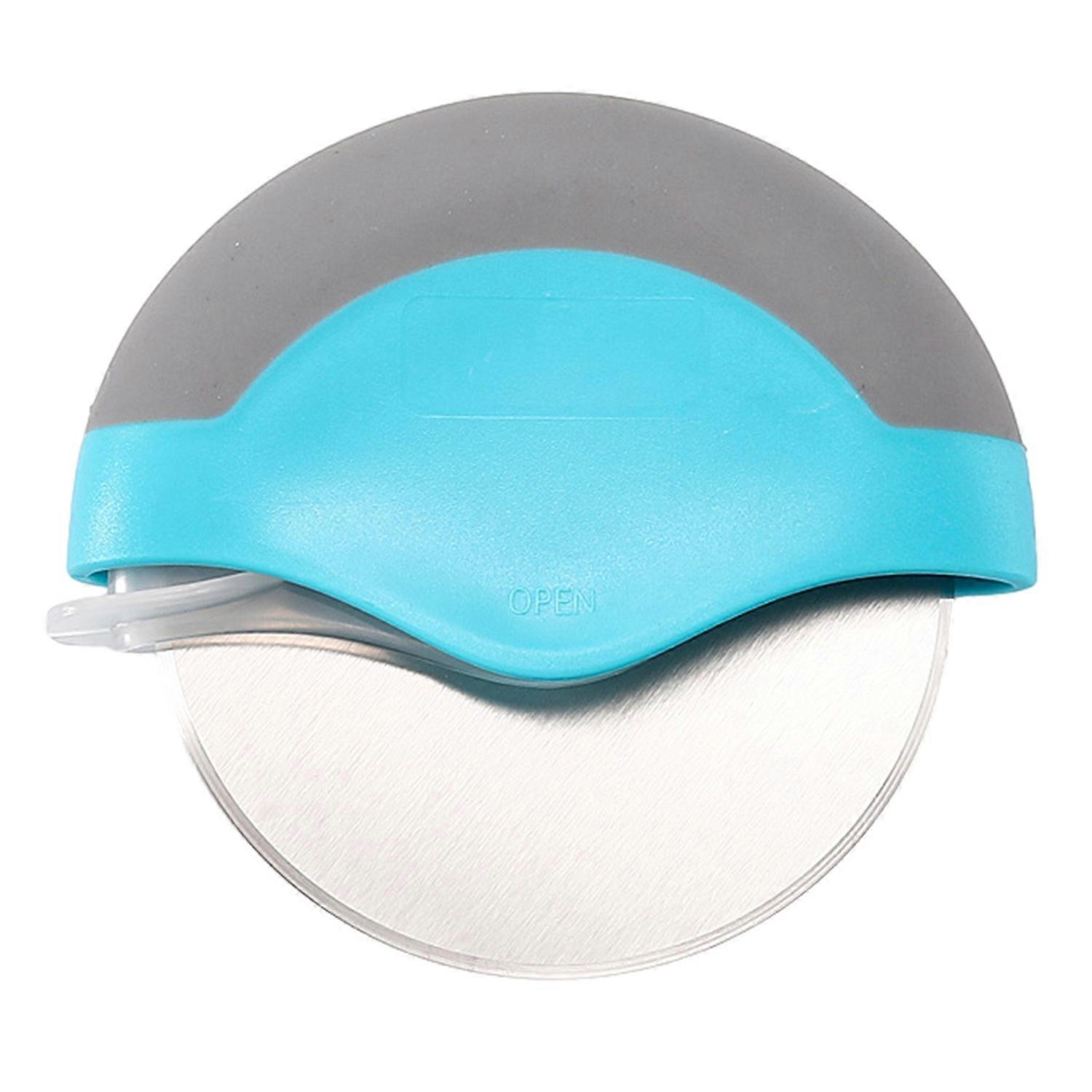 Pizza Cutter with Protective Blade Cover Ergonomic Handle Pizza Slicer Effortless Pizza Wheel for