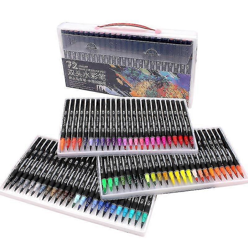 Vdstar Felt-tip Στυλό διπλής κατεύθυνσης 72 χρώματα art δείκτη μαλακό νερό με βάση μελάνι λεπτή βούρτσα μάνδρα παιδιά ενηλίκων σχεδίασης παιδιά χρώμα