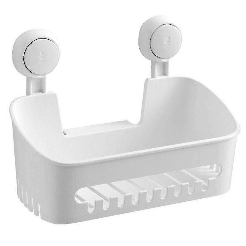 Shower Suction Cup Shelf Basket One Second Installation Removable Powerful Organizer Suction Bathroom Waterproof Storage