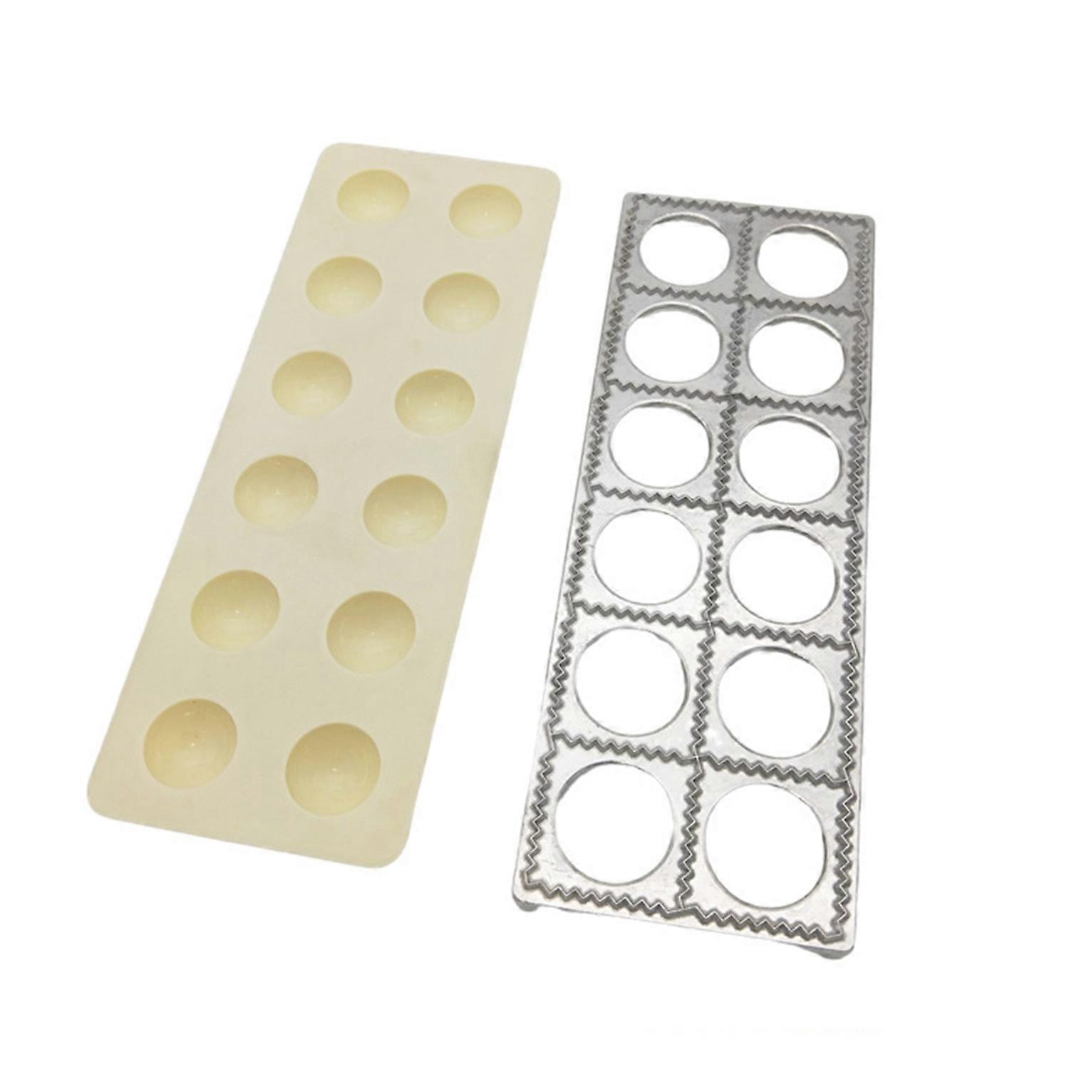 Dumpling Mold Ravioli Maker Press Ravioli Stamp Cutter Dumpling Maker Machine Reusable