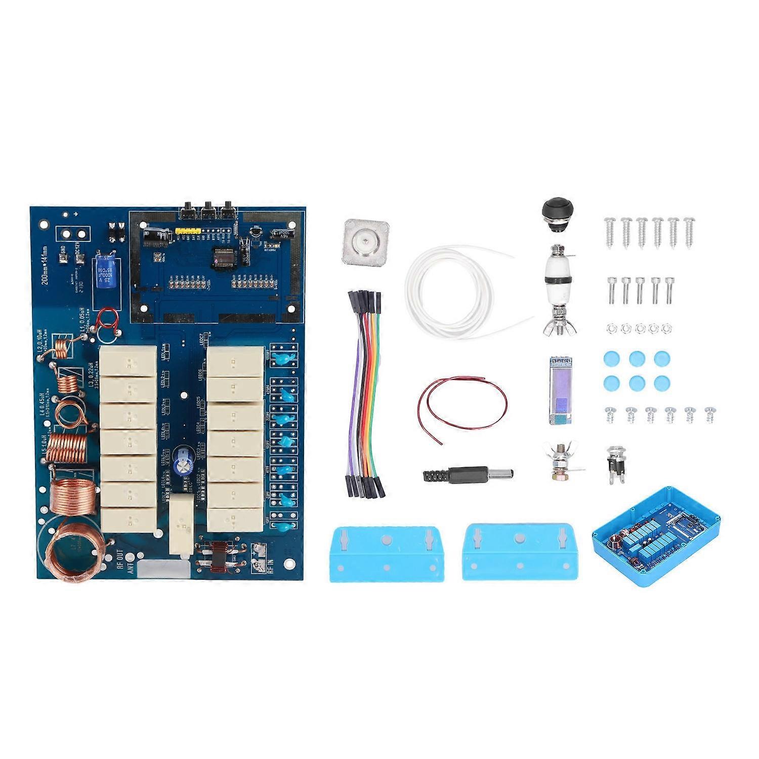 DIY Motherboard Kit Module Universal Automatic Antenna Tuner Host Board + Cover ATU‑100