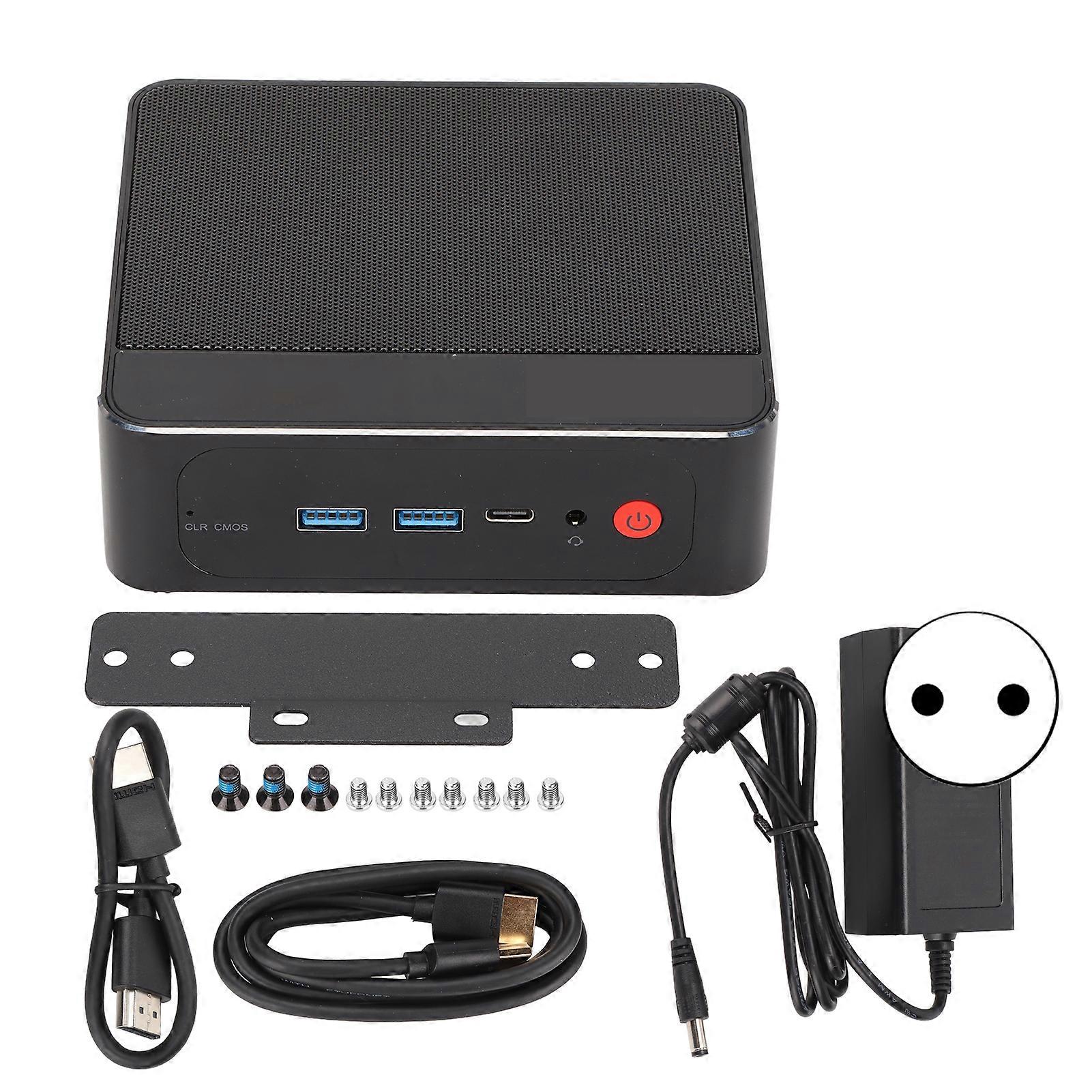 Mini PC 8GB 256GB Preinstalled for Win11 4K 60Hz HD Video 3D Render Support Gigabit Ethernet Type C USB3.0 Mini Computer