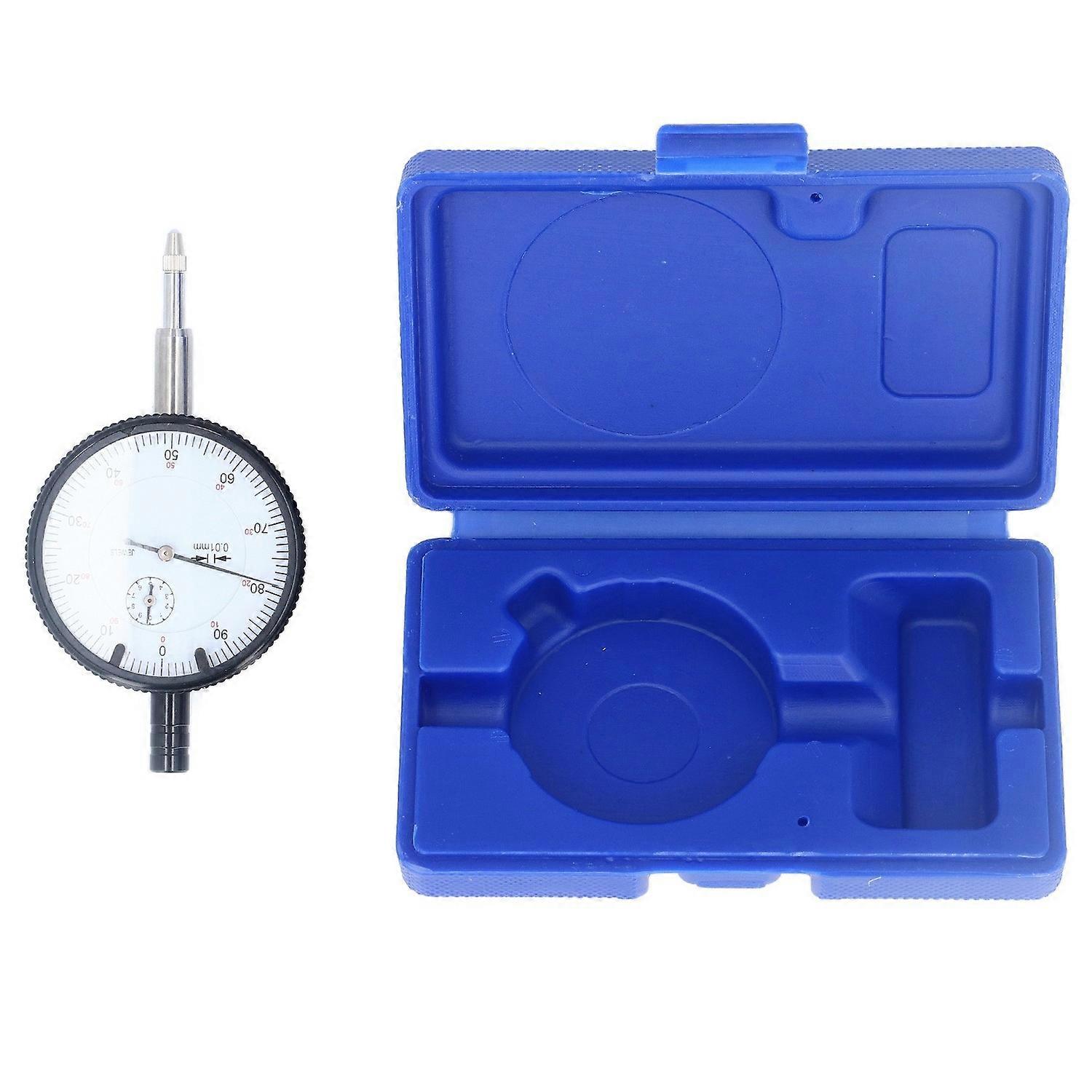 Dial Test Indicator Shockproof Ceramic Probe Dial Gauge High Accuracy Calibrating Measuring Tool 0‑1