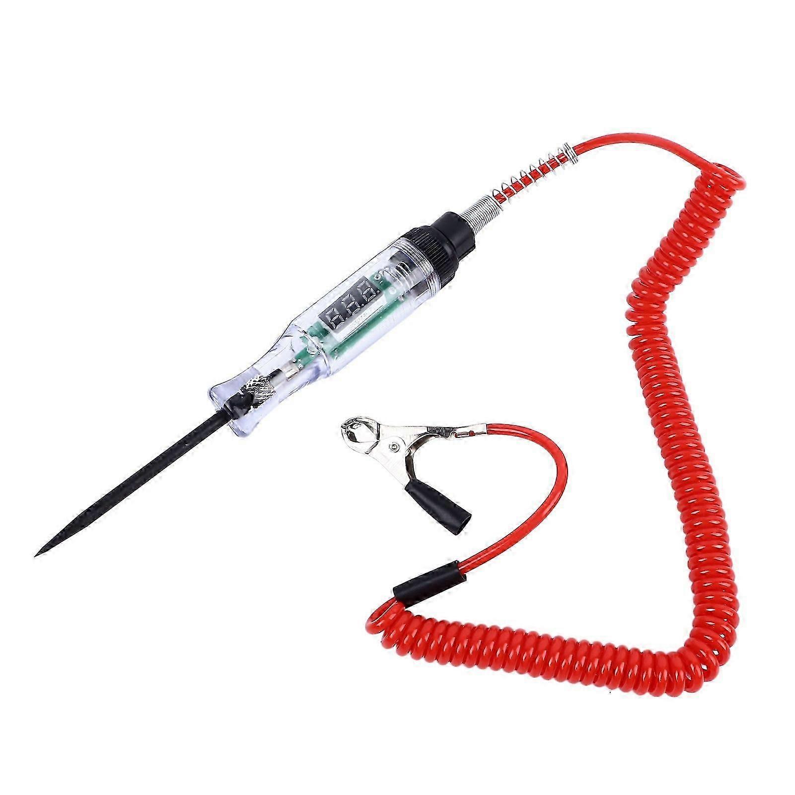 Automotive Circuit Tester LED Digital Display Voltage Power Tester Test Pen for Repair Maintenance
