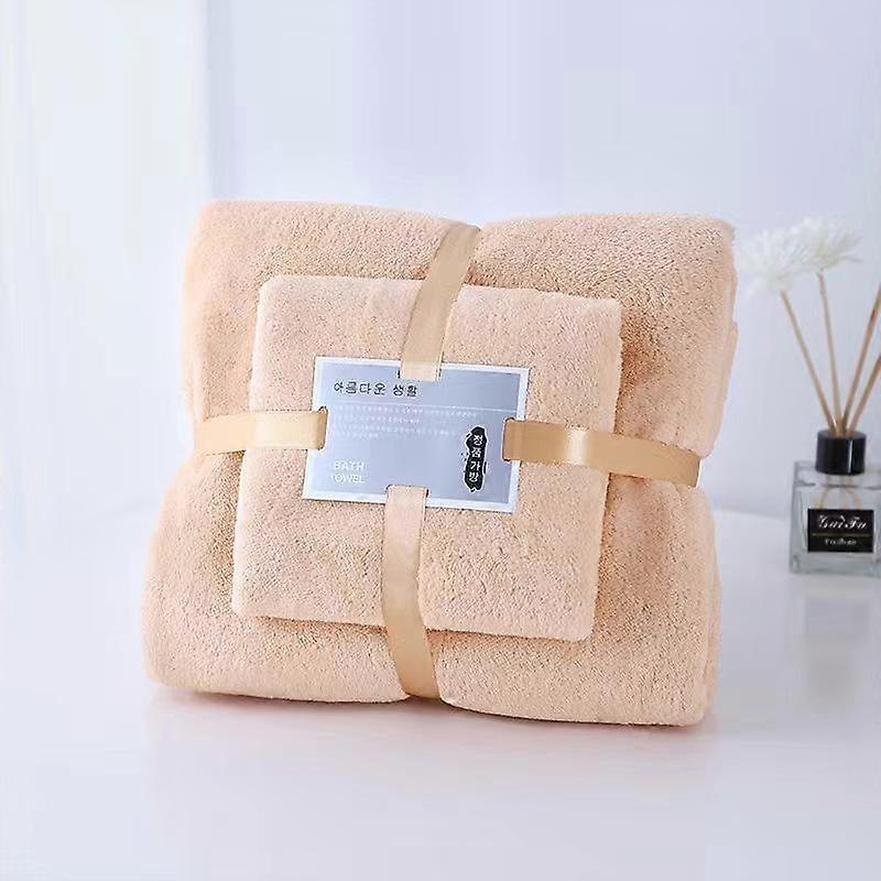 Velvet Towel Set - Absorbent, Quick Dry, Beach, Bathroom