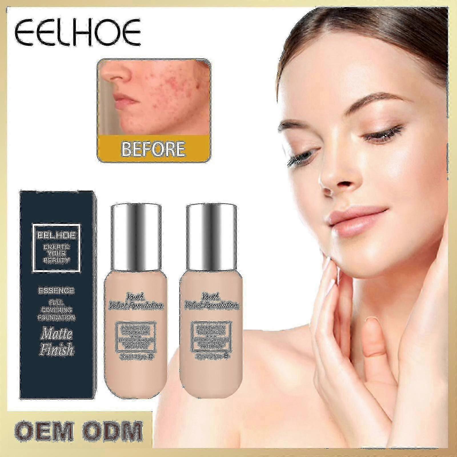 Foundation Långvarig Återfuktande Olja Absorberande Matt Foundation Lifting Primer Foundati