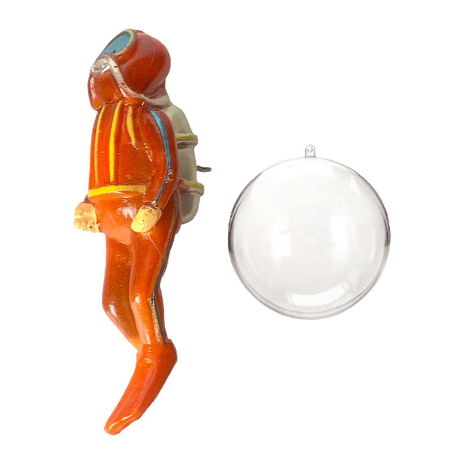 Miniature Diver Action Figure Fish Tank Decorations Underwater World Resin with