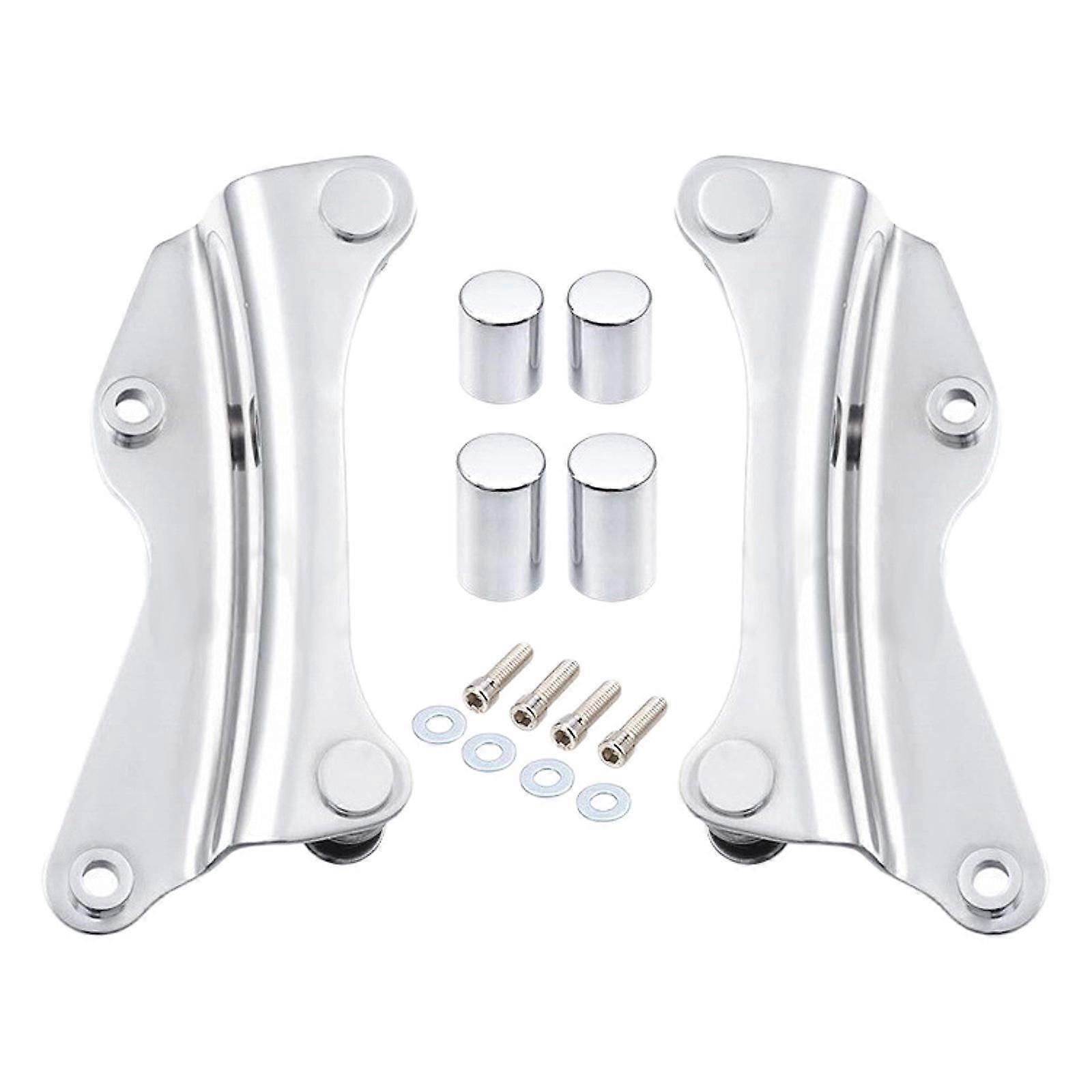 4 Point Docking Hardware Kit Direct Replaces for Harley Davidson Fltrxs Silver