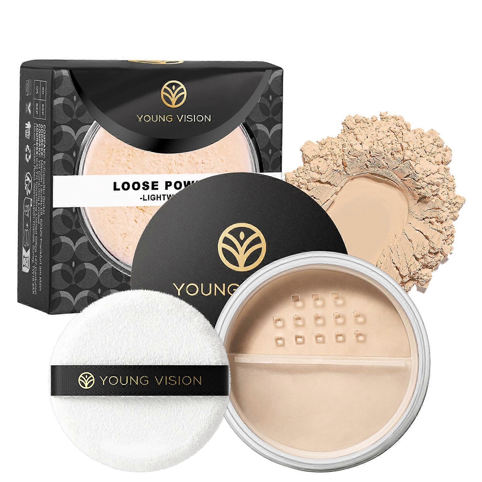 Stylish Finish Loose Face Powder Translucent Setting Makeup Essential Blurs Fine Lines Lightweight For Various Skin Type 02