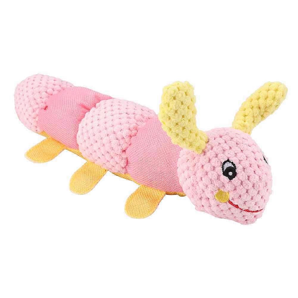 Caterpillar Shaped Cat and Small Dog Toy for Molar Cleaning, Interactive Teeth Training, Durable Rubber Design