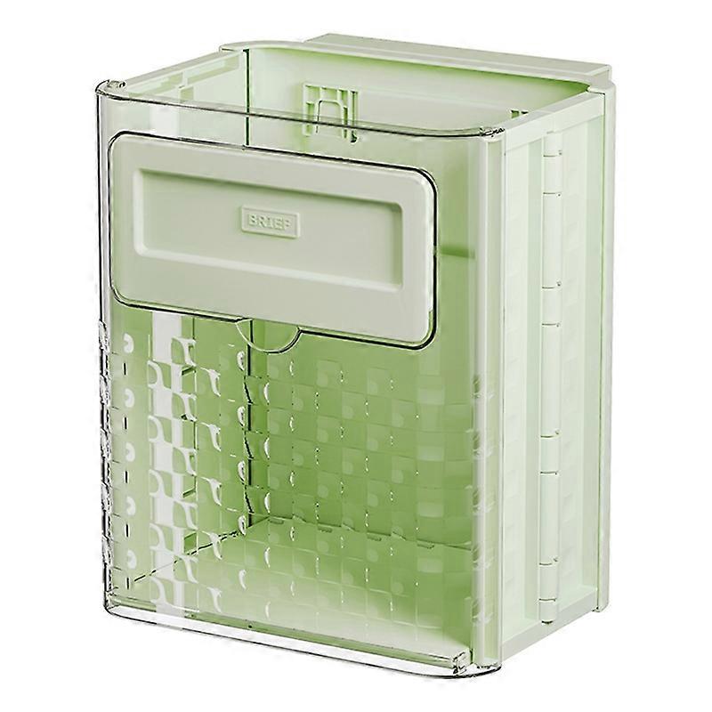 Foldable Plastic Kitchen Wall Mount Trash Can Cabinet Hanging Kitchen Waste Garbage