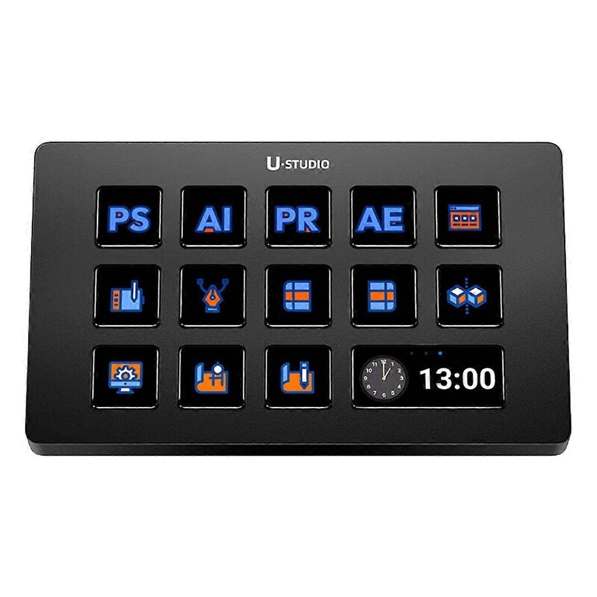 D200 Visual Keyboard Studio Controller 13 مفتاحا للعبة / المكتب / البث المباشر / إنشاء المحتوى