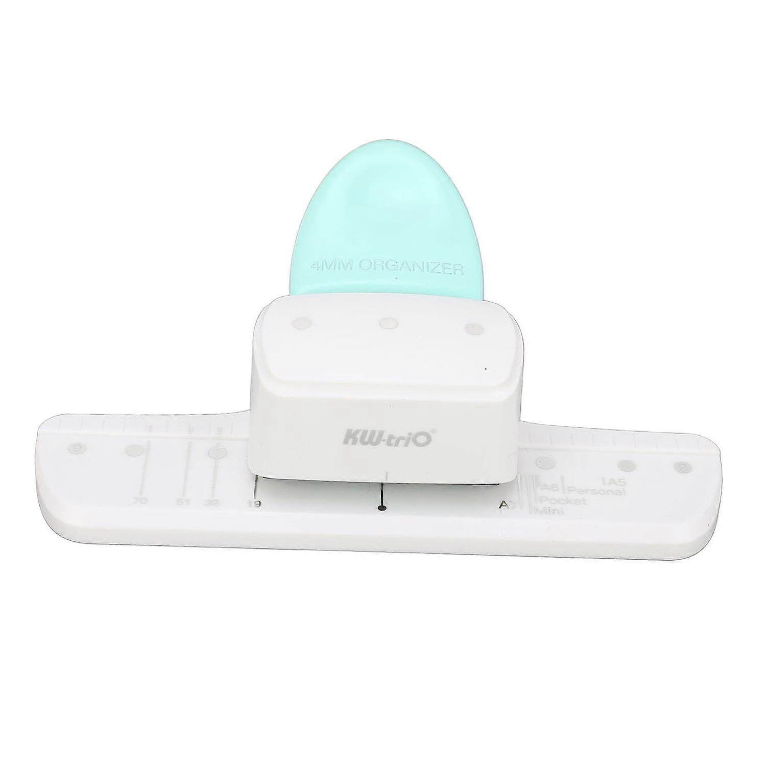 3 Hole Punch 4mm Diameter 5mm Paper Feed 19mm Spacing 8 Sheets Capacity Loose Leaf Hole Puncher