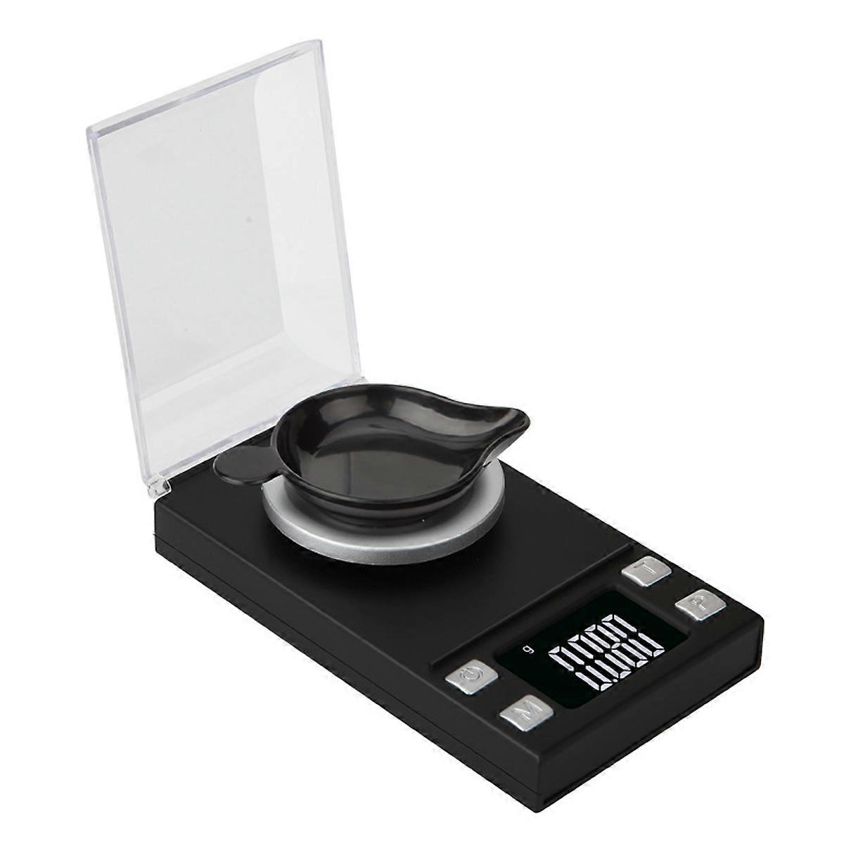 High-Precision Stainless Steel Milligram Scale with Tare Function
