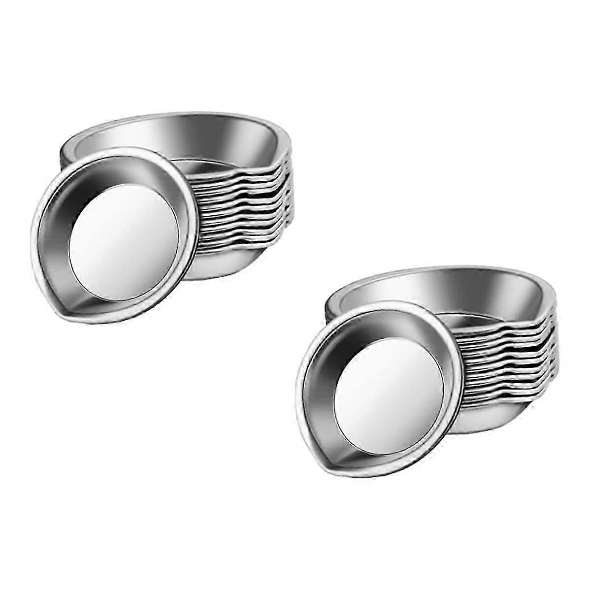 24pcs Easy Pour Palette Mini -Paint Small Paint Mixing Cups with Spout Makeup Palettes Makeup Paint Tray