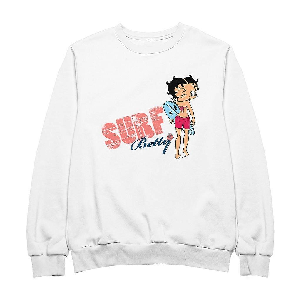 Betty Boop Surf Wink Women's Sweatshirt