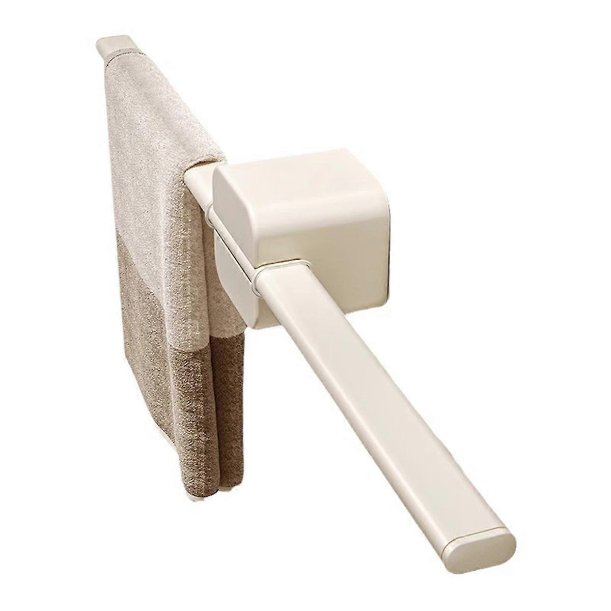 Cream White Bathroom Towel Bar, Wall Mounted Hand Towel Holder