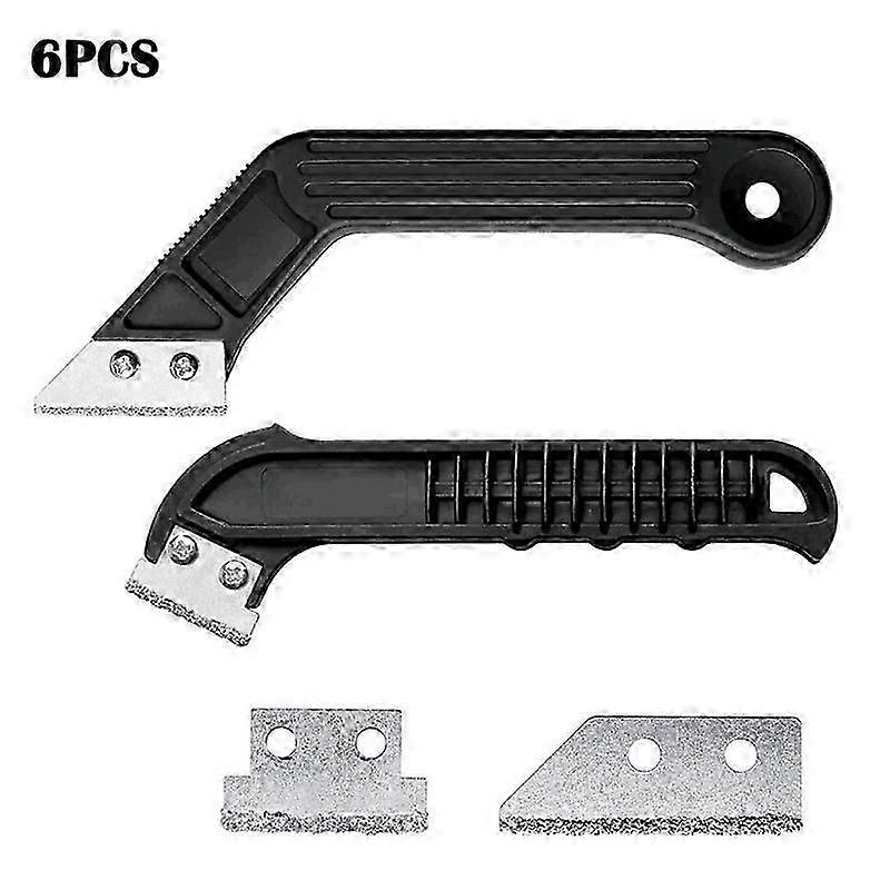2pcs Manual Grout Remover Tool, Ceramic Tile Wall Tile Grout Scraper Grout Cleaning Tool(With 2 Blades)