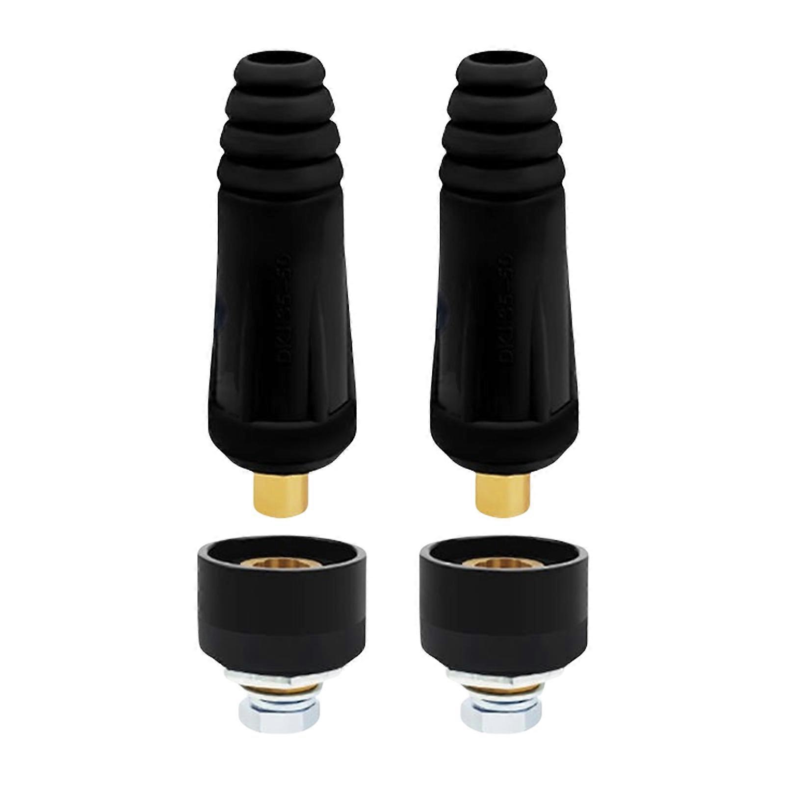 Brass & Bakelite Quick Connect Plugs Temporary Electrical Connection Adapter Simple for Electricians & DIY Enthusiasts